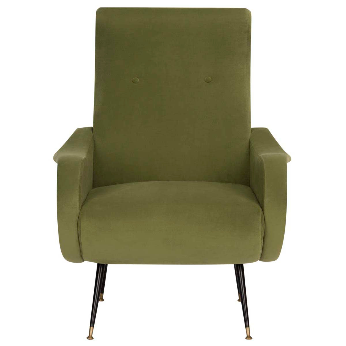 Safavieh Elicia Velvet Retro Mid Century Accent Chair , FOX6260
