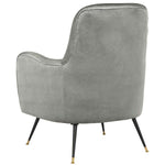 Safavieh Noelle Velvet Retro Mid Century Accent Chair , FOX6269