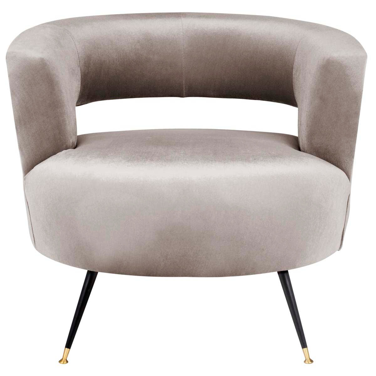 Safavieh Manet Velvet Retro Mid Century Accent Chair , FOX6272
