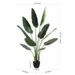 Safavieh Faux Banana 63 Potted Leaves , FXP2008
