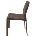 Nuevo Colter Leather Armless Dining Chair - Mink