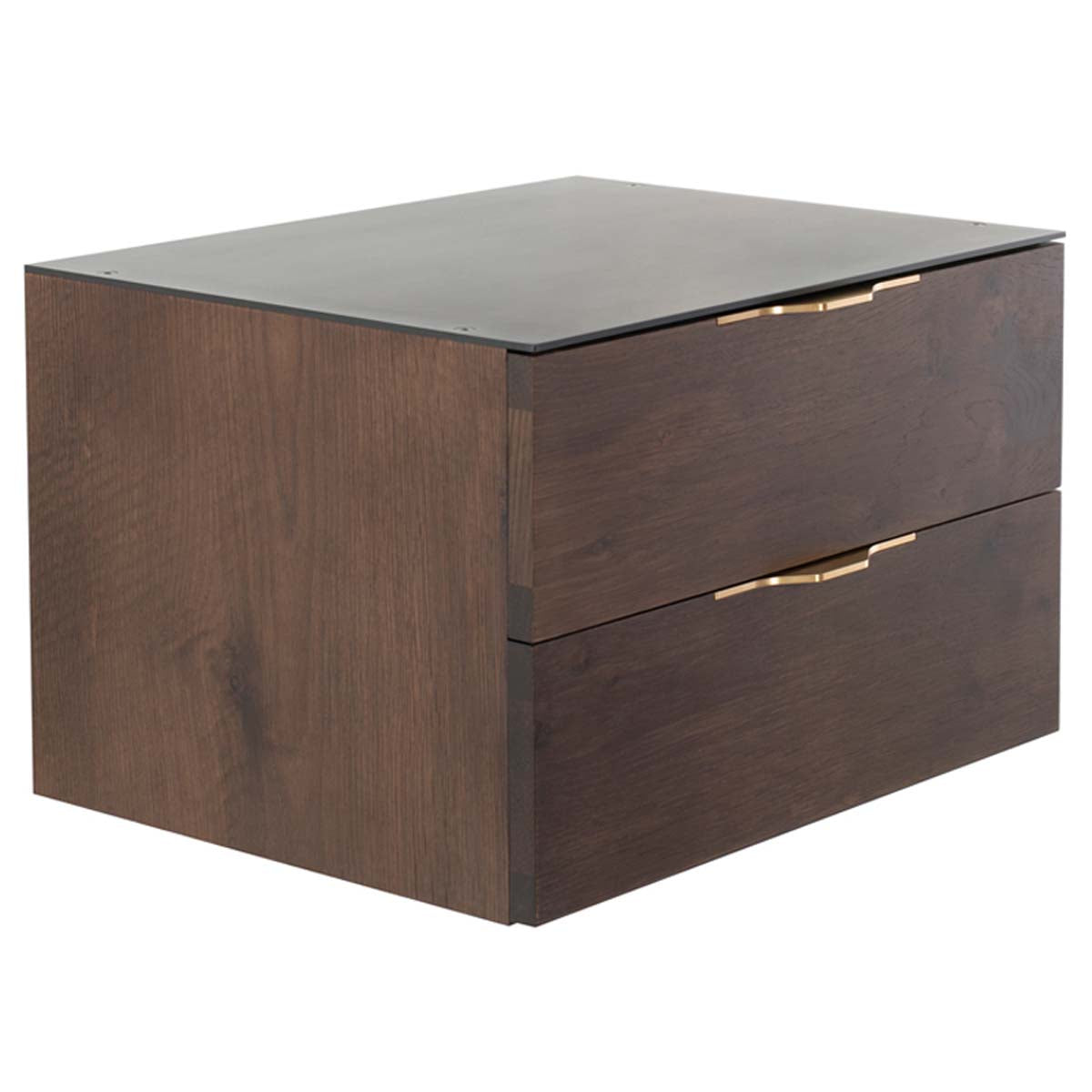 District Eight Drift Side Table - Smoked