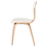 Nuevo Satine Dining Chair - White
