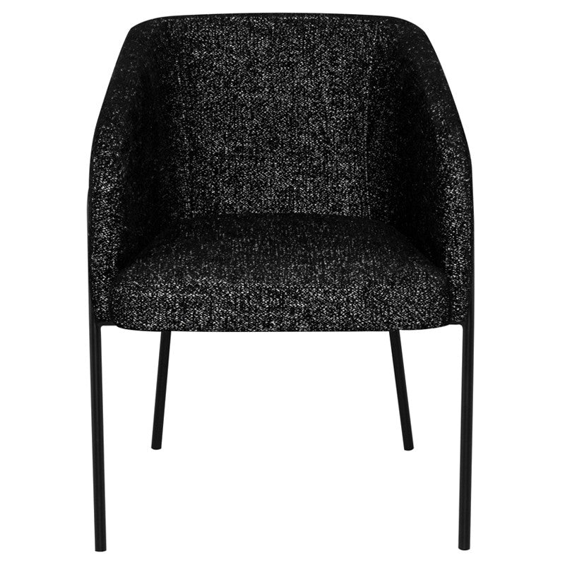 Nuevo Estella Dining Chair - Salt And Pepper Boucle