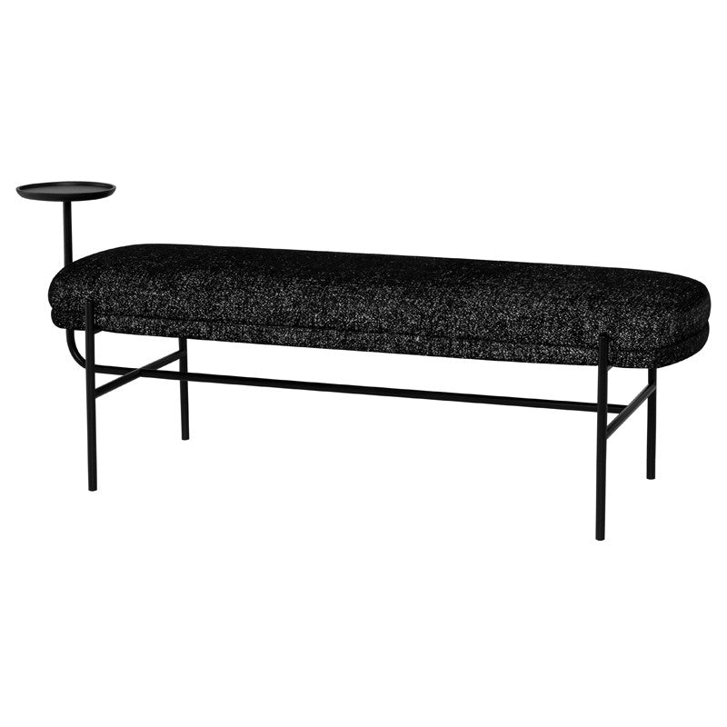 Nuevo Inna Bench - Salt And Pepper Boucle
