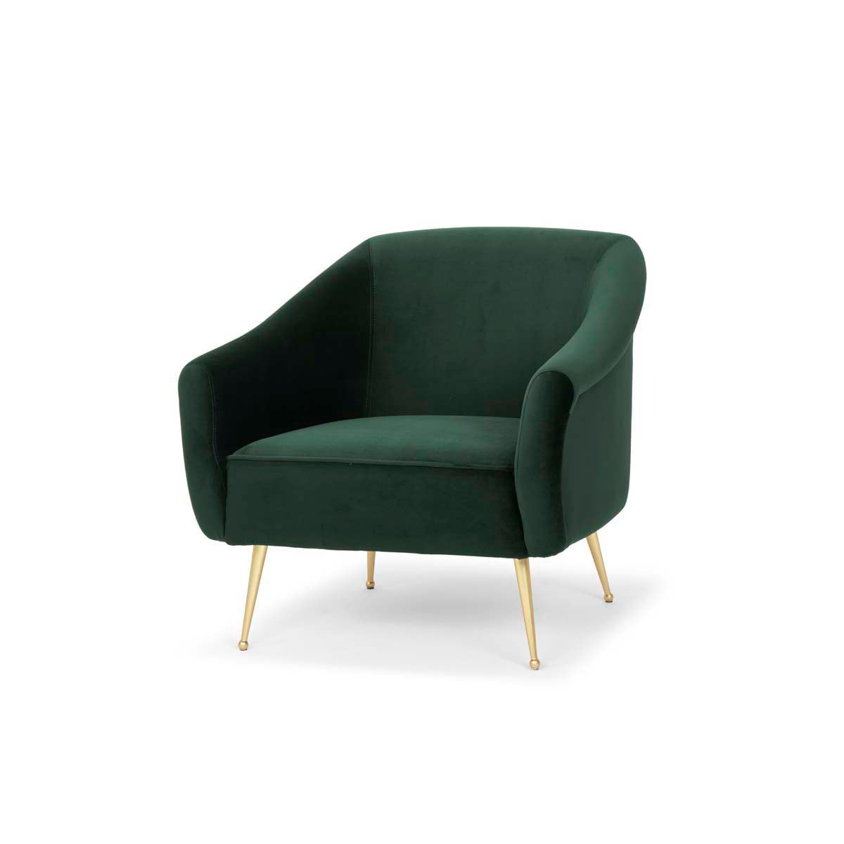 Nuevo Lucie Occasional Chair - Emerald Green