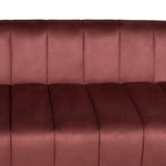 Nuevo Coraline Left Facing Sectional Sofa - Chianti Microsuede