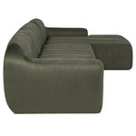 Nuevo Coraline Left Facing Sectional Sofa - Sage Microsuede