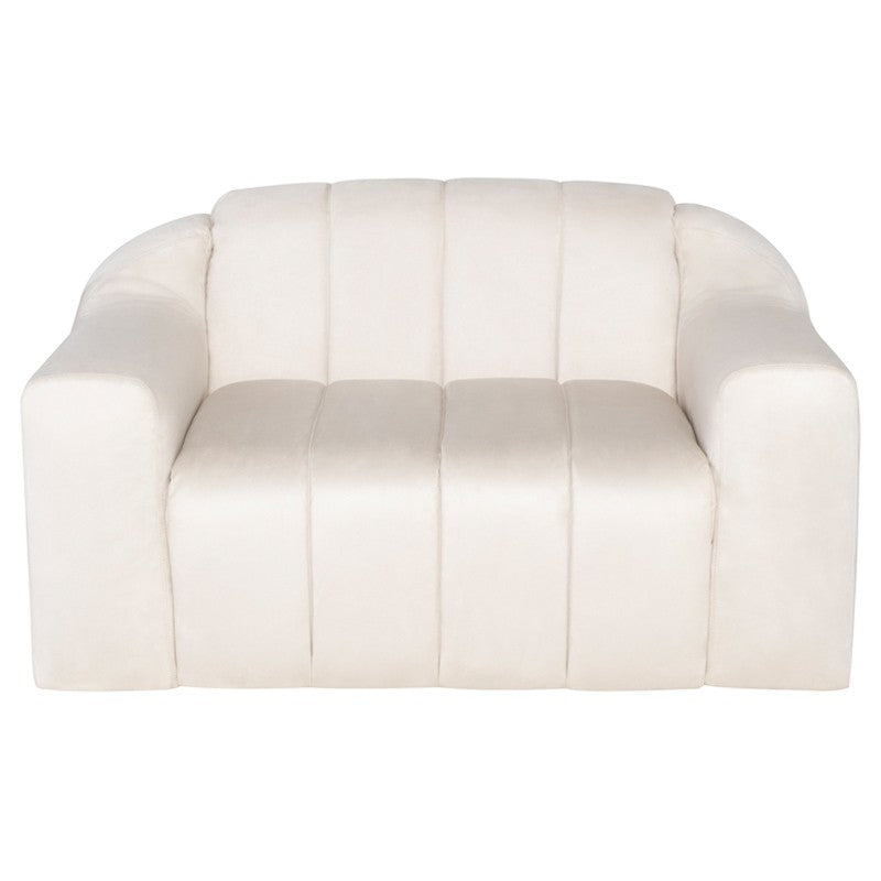 Nuevo Coraline Single Seat Sofa - Champagne Microsuede