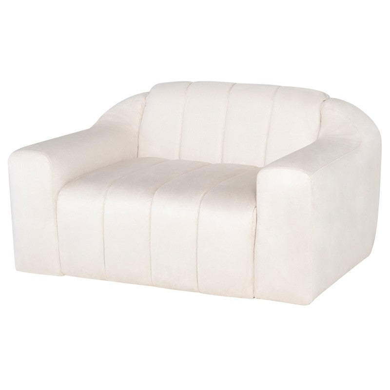 Nuevo Coraline Single Seat Sofa - Champagne Microsuede