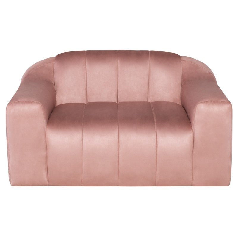 Nuevo Coraline Single Seat Sofa - Petal Microsuede