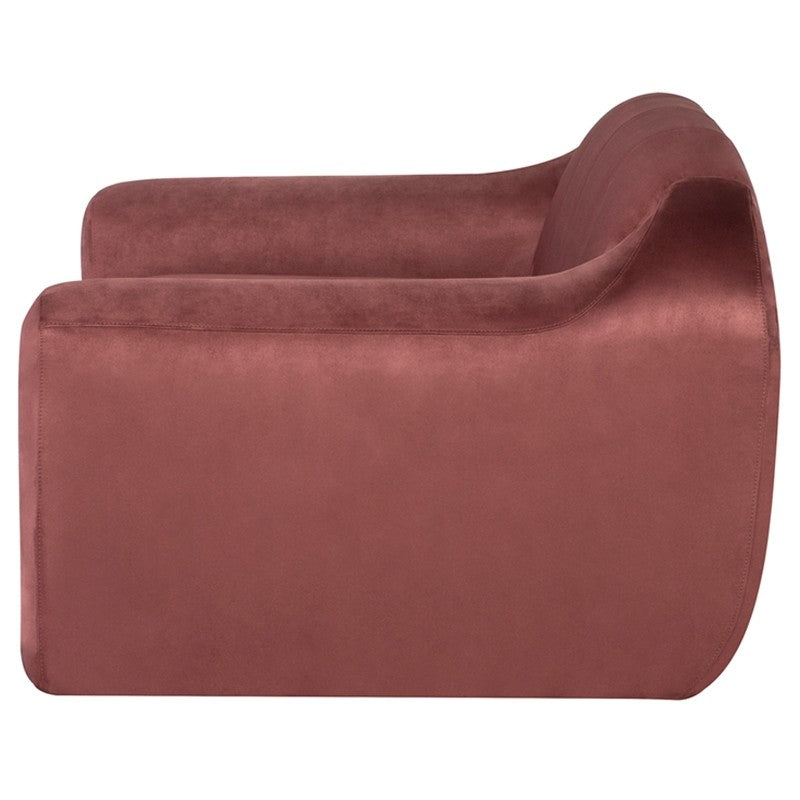 Nuevo Coraline Single Seat Sofa - Chianti Microsuede