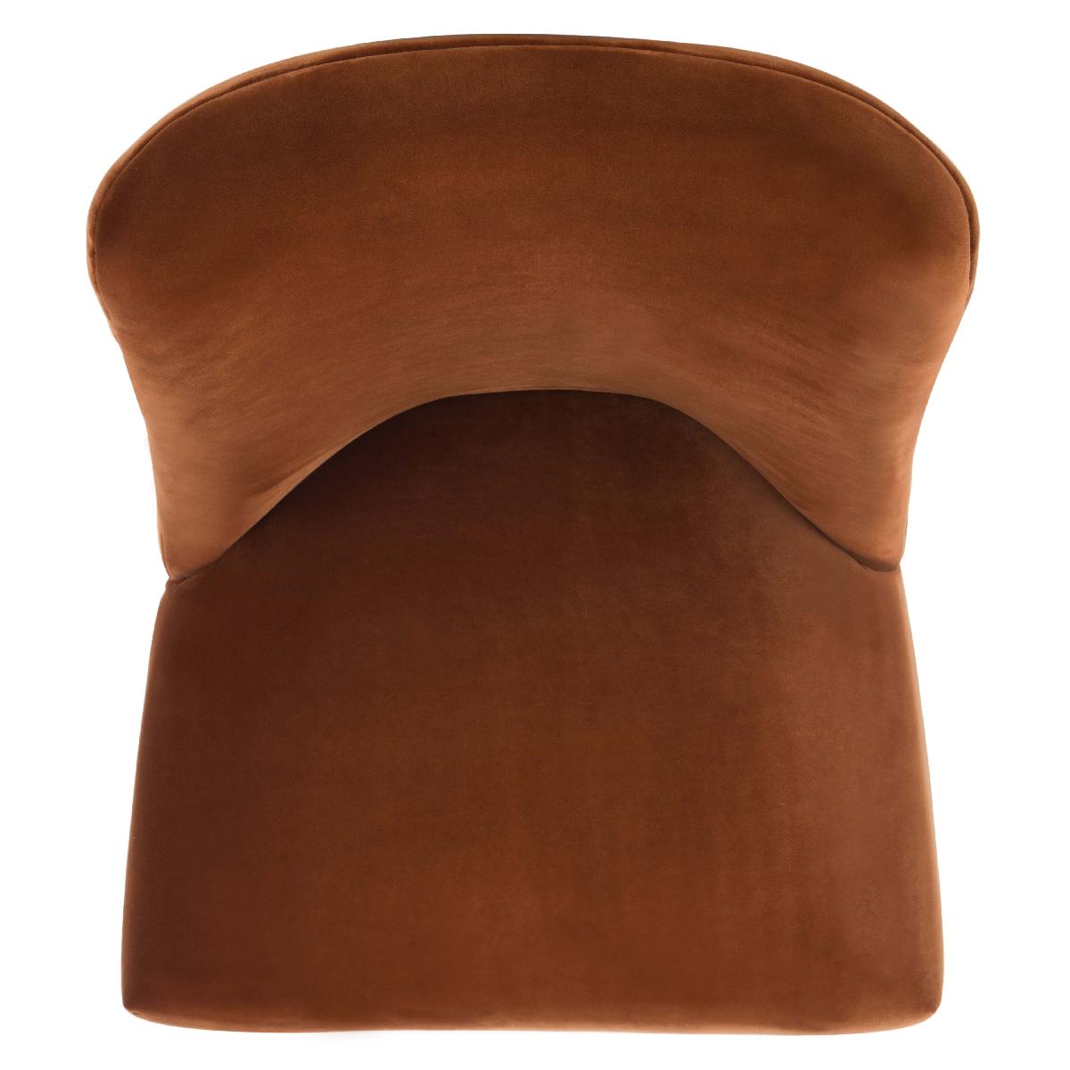Safavieh Couture Nolita Dining Chair - Rust
