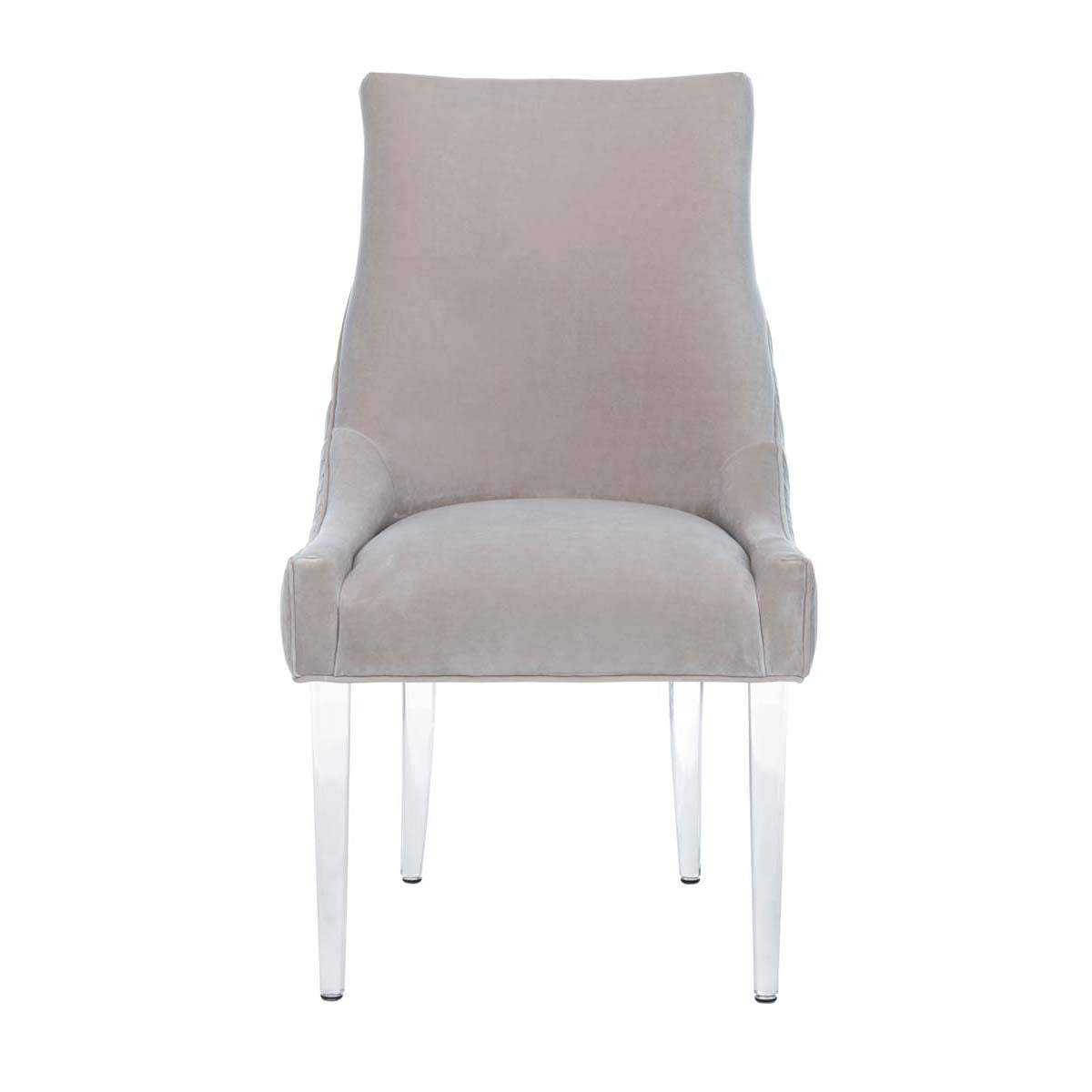 Safavieh Couture De Luca Acrylic Leg Dining Chair - Pale Taupe