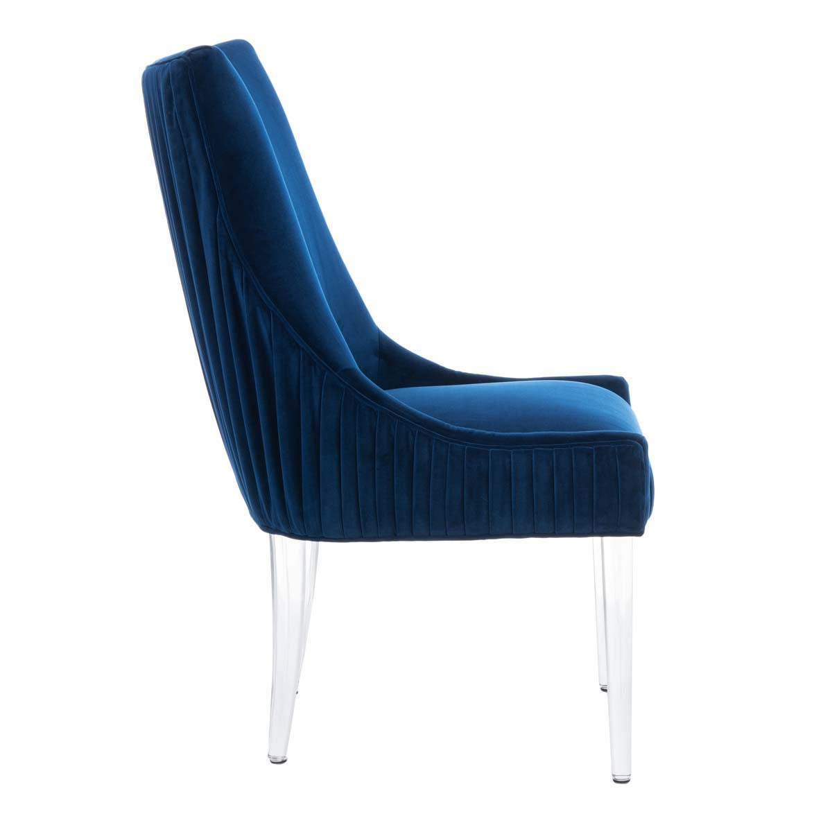 Safavieh Couture De Luca Acrylic Leg Dining Chair - Navy