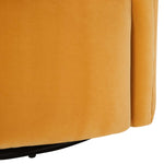Safavieh Couture Lesley Swivel Barrel Chair - Mustard