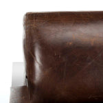 Safavieh Couture Parkgate Occassional Leather Chair - Vintage Cigar Brown