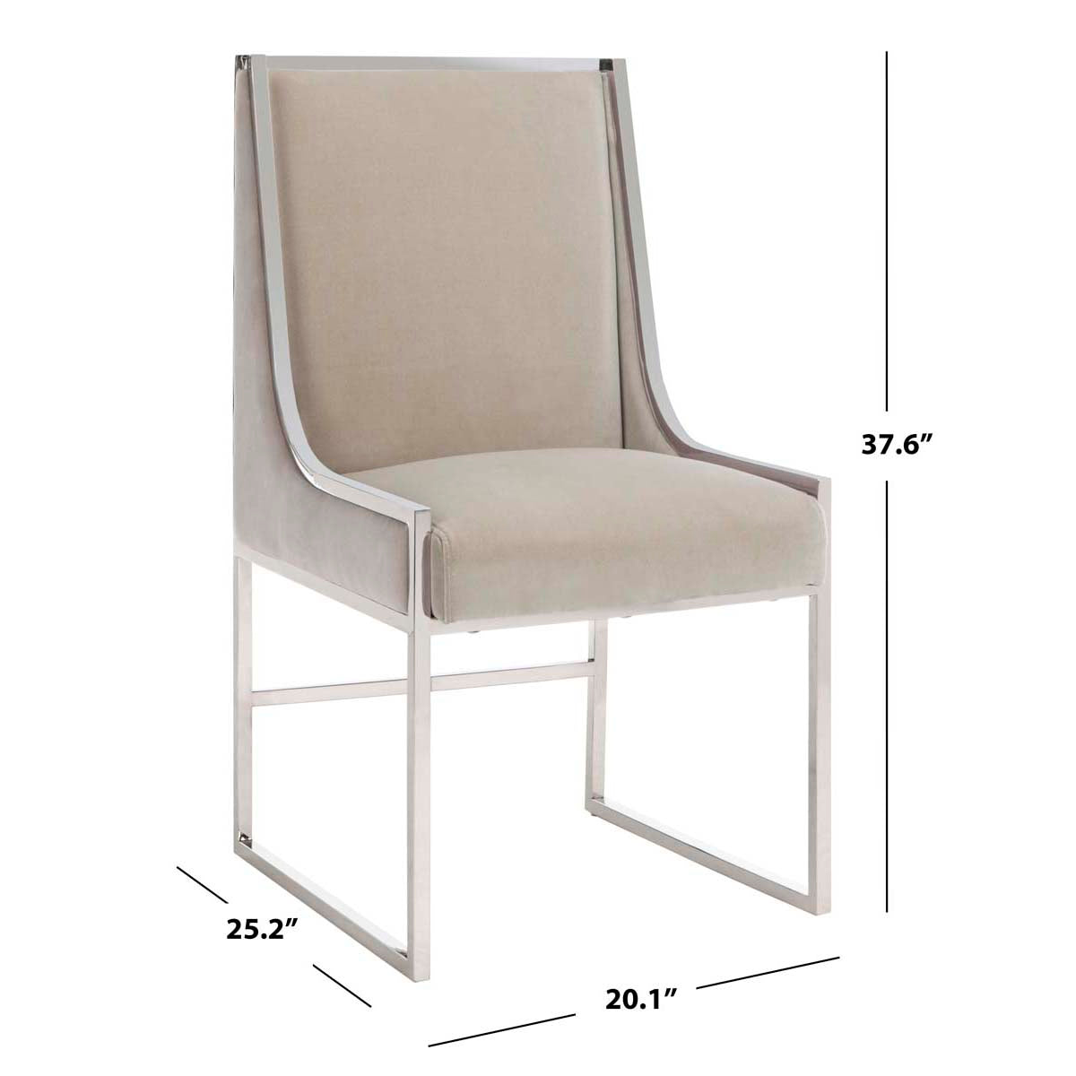 Safavieh Couture Arteaga Velvet Dining Chair