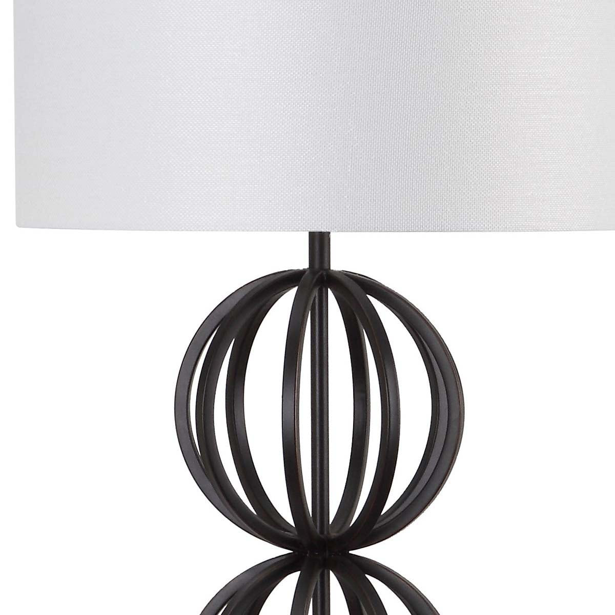 Safavieh Suzie 58.25 Inch H Sphere Floor Lamp , LIT4300 - Black