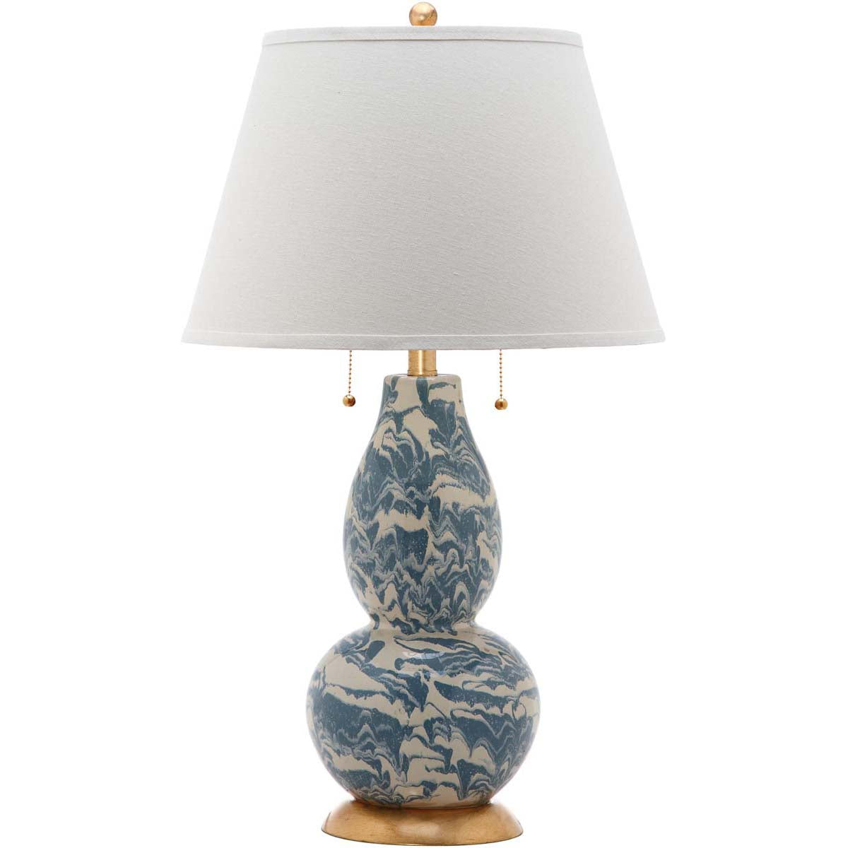 Safavieh Color Swirls  28 Inch H Glass Table Lamp , LITS4159