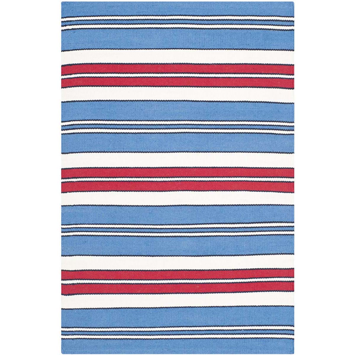 Lauren Ralph Lauren Leopold Stripe Rug, LRL2462 - ROYAL BLUE