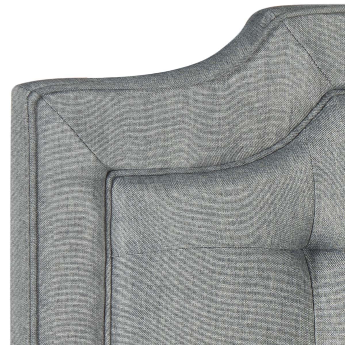 Safavieh Sapphire Tufted Linen Headboard  , MCR4047 - Grey