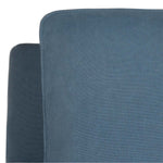 Safavieh Hollywood Glam Acrylic Tufted Blue Club Chair W/ Silver Nail Heads , MCR4213