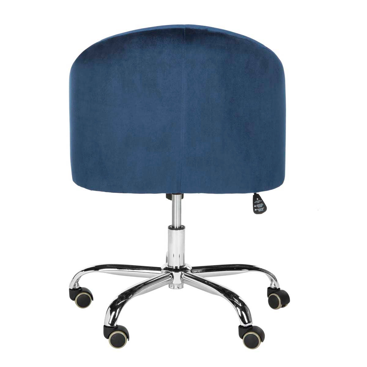Safavieh Amy Tufted Velvet Chrome Leg Swivel Office Chair , OCH4500