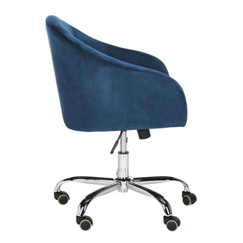 Safavieh Amy Tufted Velvet Chrome Leg Swivel Office Chair , OCH4500