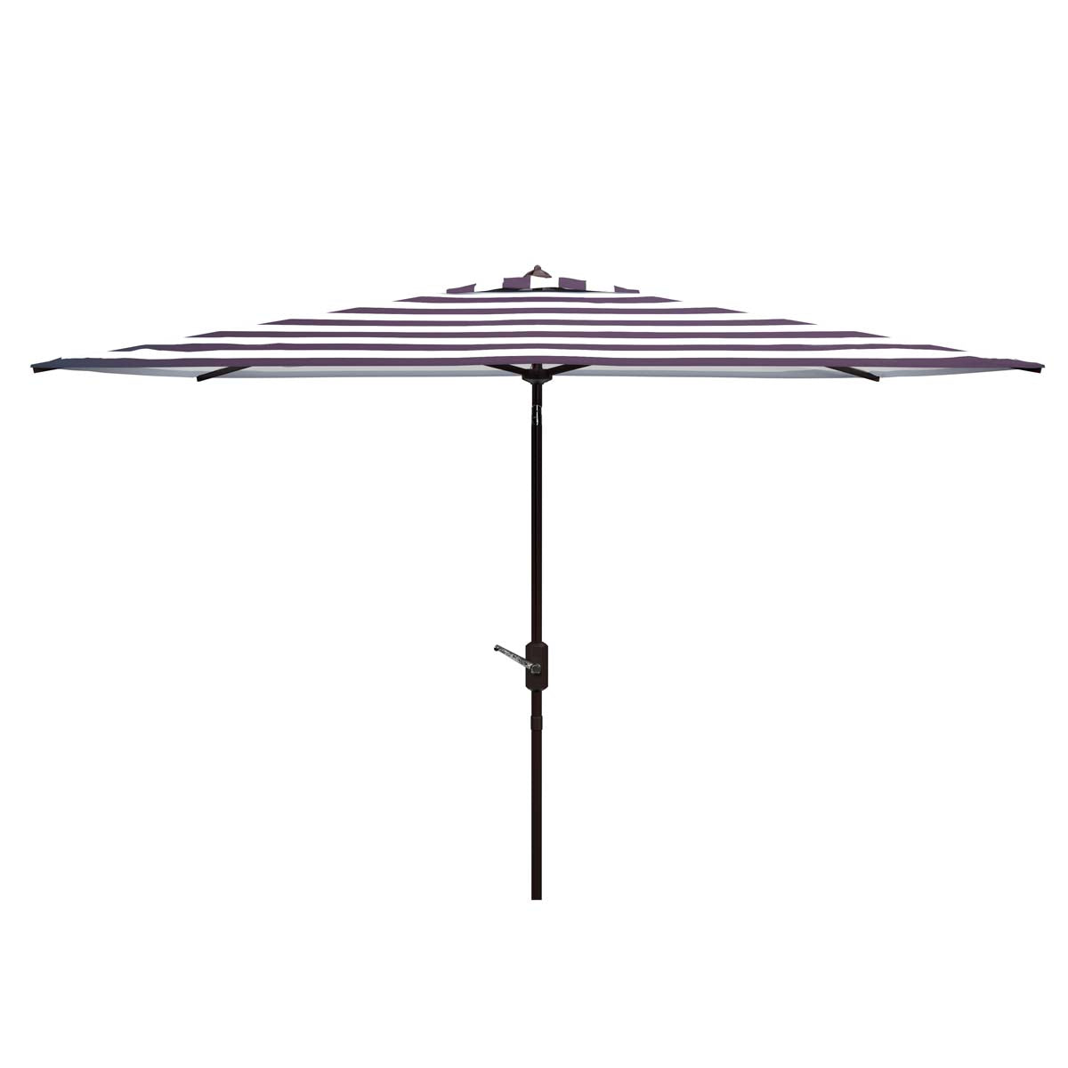Safavieh Iris Fashion Line 6.5 X 10 Ft Rect Umbrella , PAT8304 - Black/White