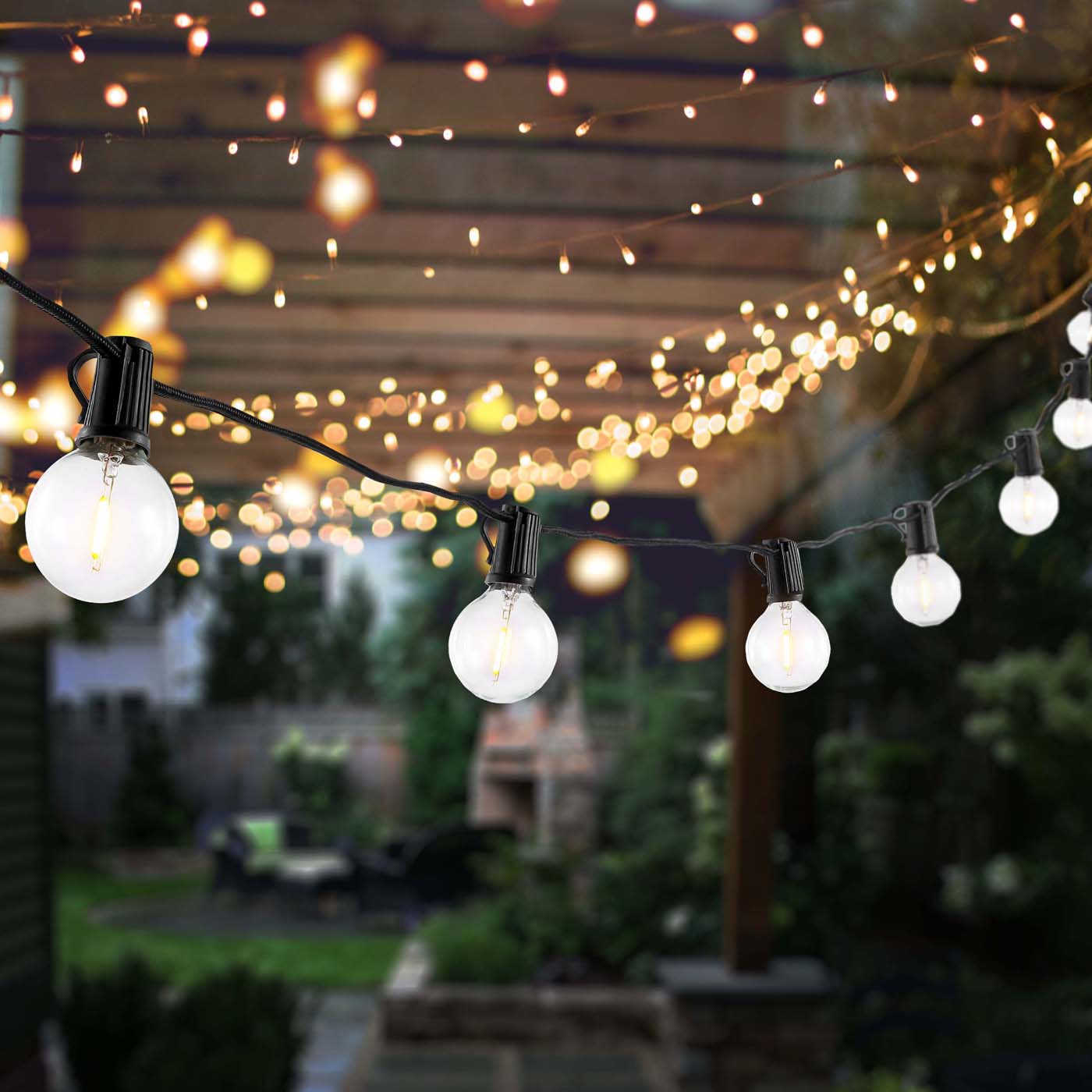 Safavieh Leigh LED Outdoor String Lights , PLT4041