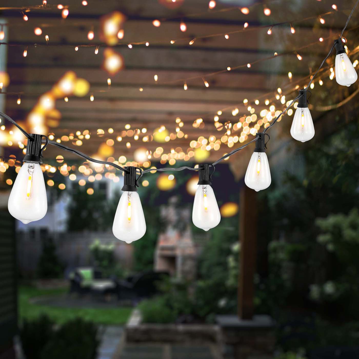 Safavieh Dorcia LED Outdoor String Lights , PLT4043