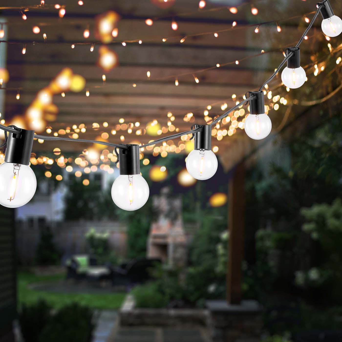 Safavieh Huron LED Outdoor String Lights , PLT4045