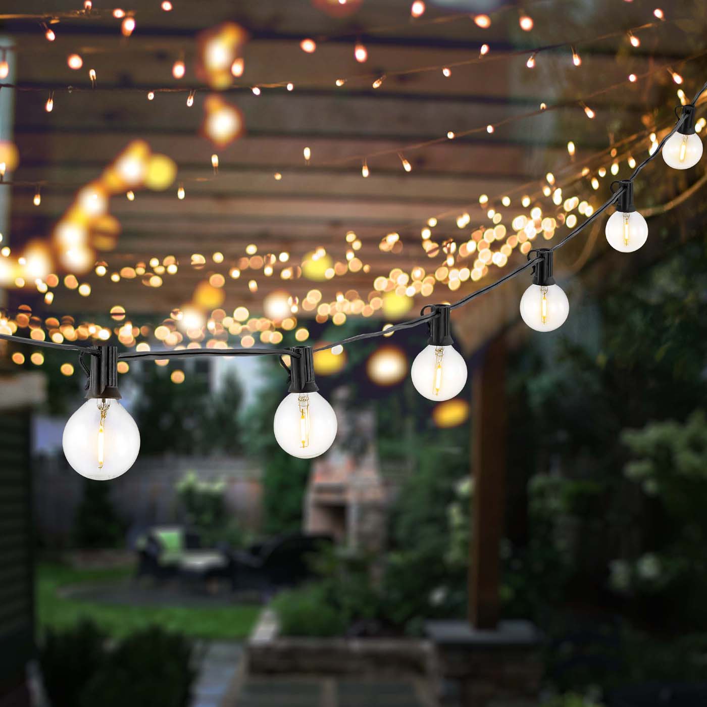 Safavieh Jenica LED Outdoor String Lights , PLT4046
