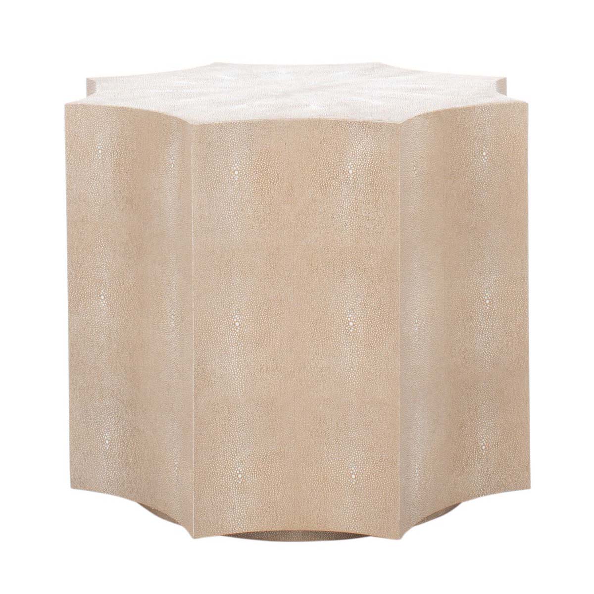 Safavieh Couture Napa Faux Shagreen End Table - Natural