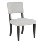 Safavieh Couture Luis Wood Dining Chair, SFV2107 - Dark Brown / Light Taupe