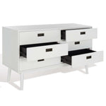 Safavieh Couture Donald 6 Drawer Dresser - White