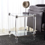 Safavieh Couture Isabelle Acrylic Accent Table - Silver