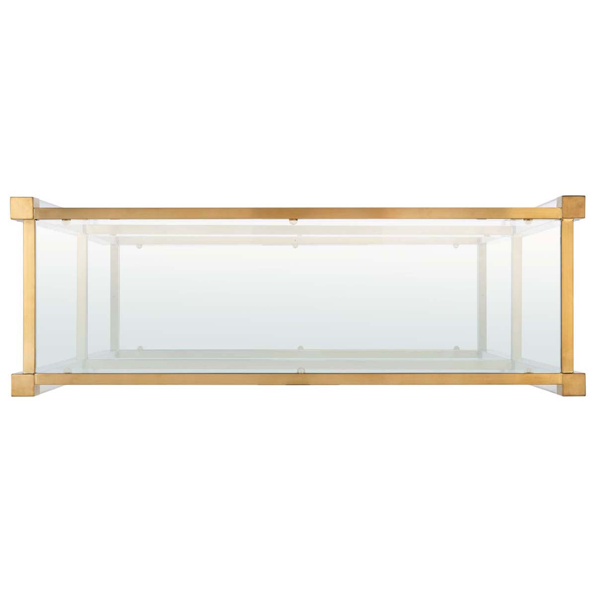Safavieh Couture Angie Acyrlic Console Table - Brass