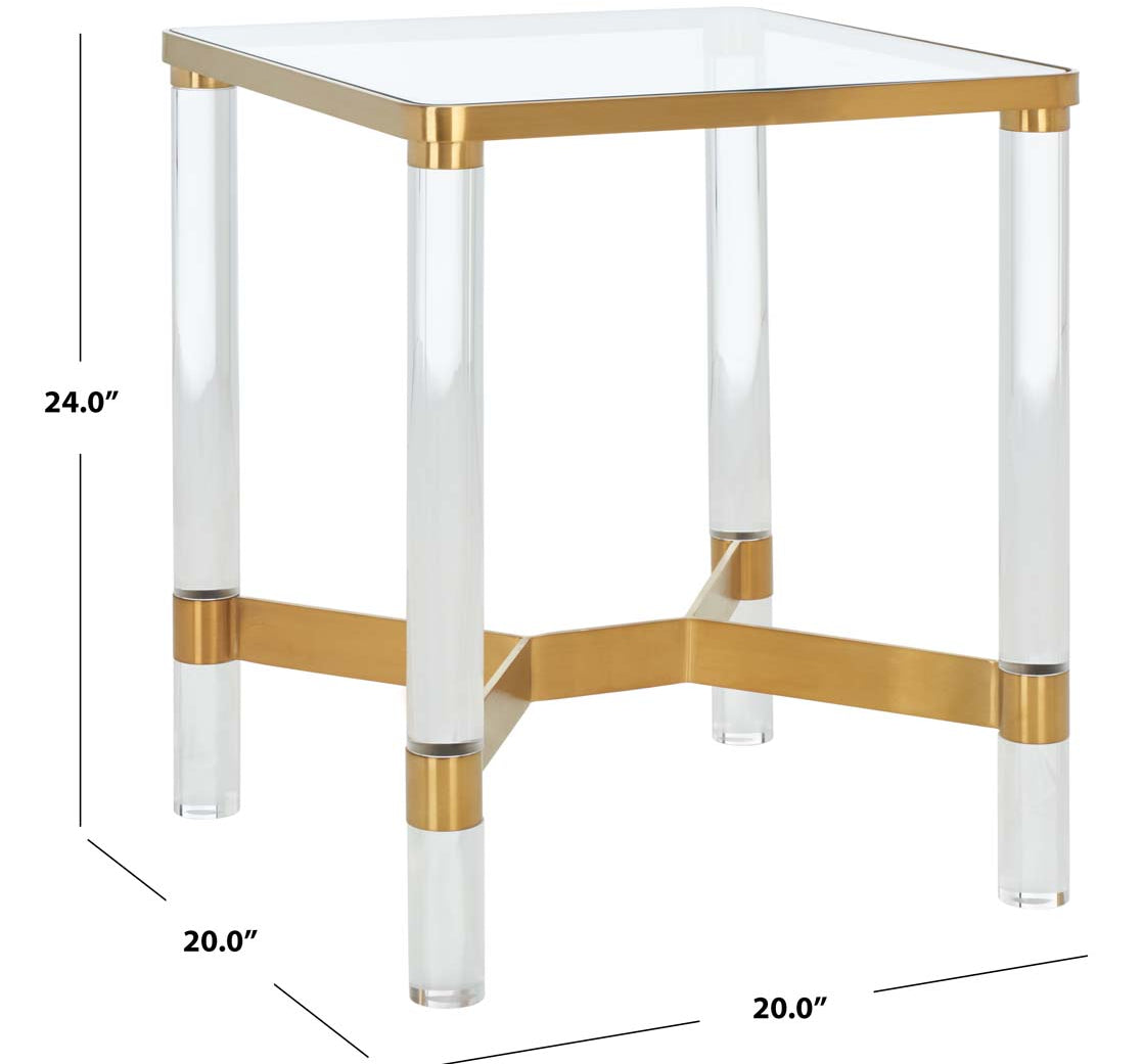 Safavieh Couture Suzanna Acrylic Accent Table
