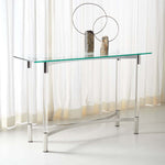 Safavieh Couture Letty Acrylic Console Table - Silver