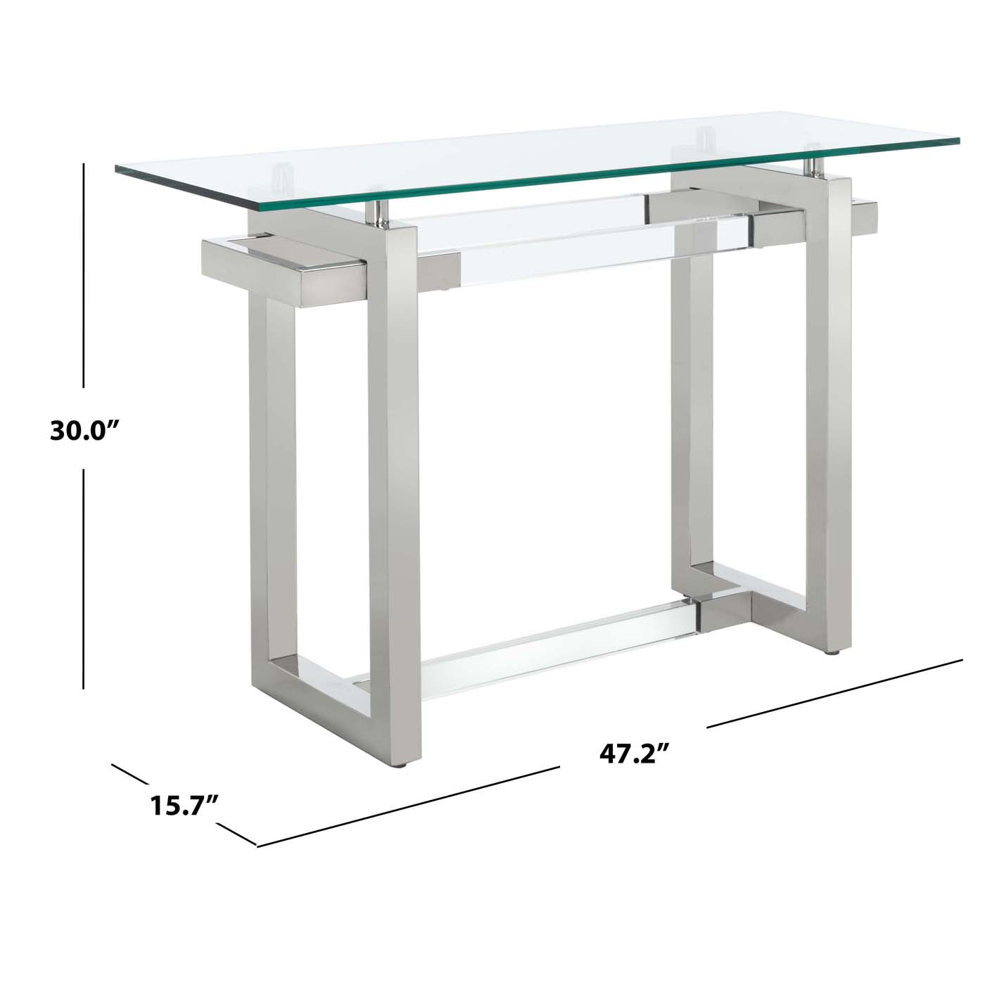 Safavieh Couture Montrelle Acrylic Console Table