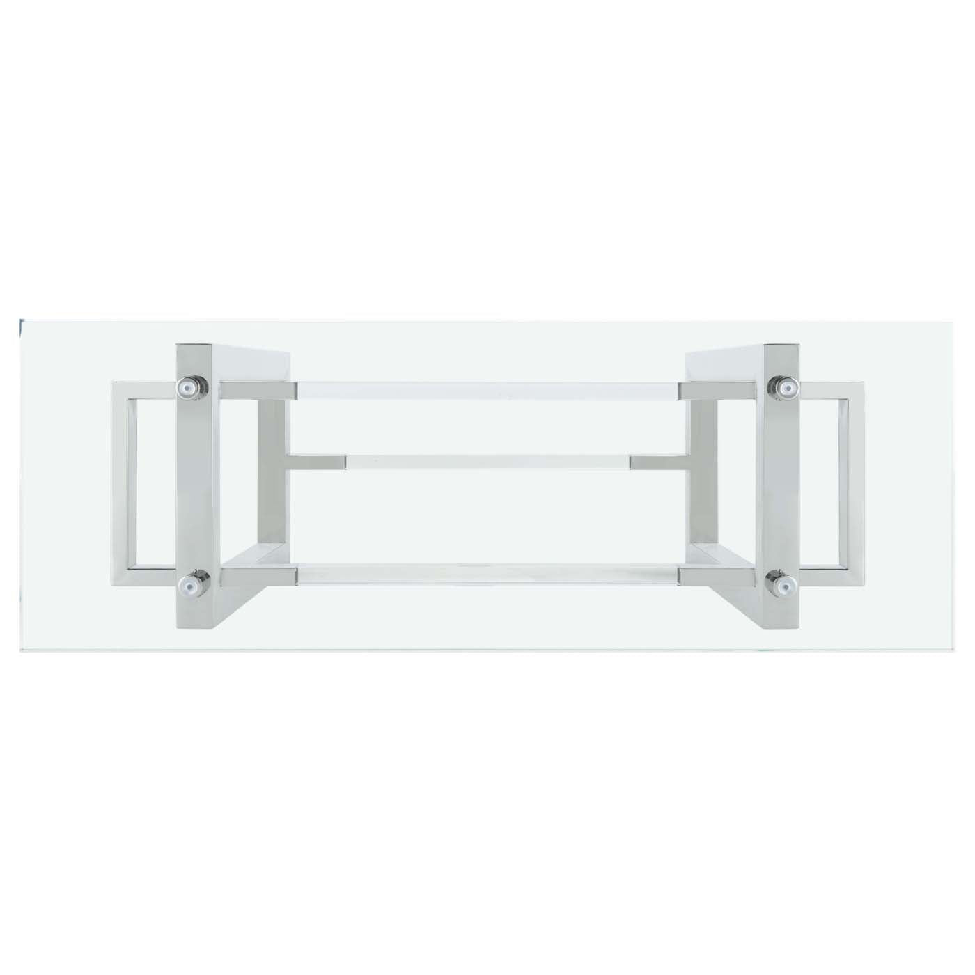 Safavieh Couture Montrelle Acrylic Console Table - Silver
