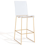Safavieh Couture Bryant Acrylic Barstool - Clear / Gold