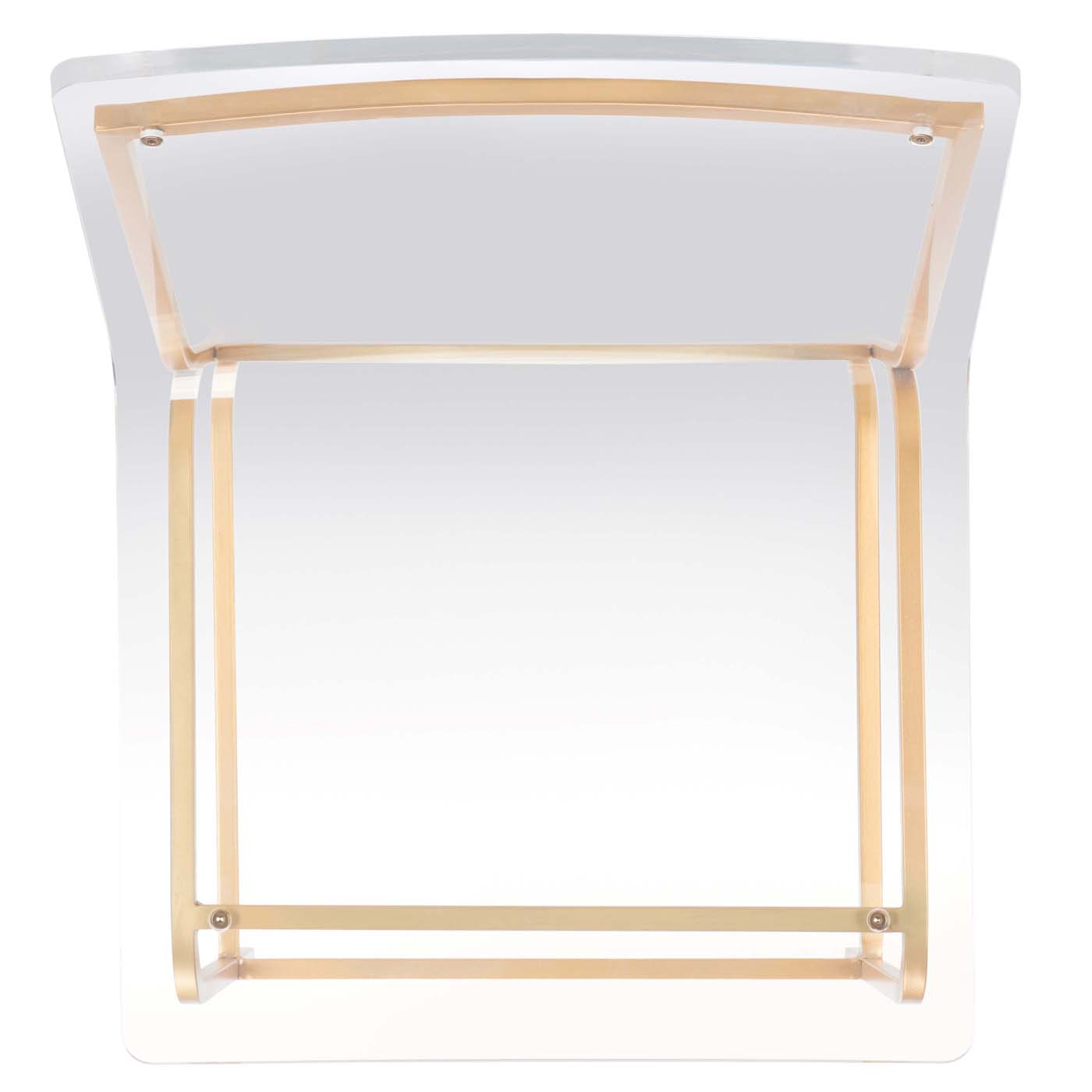 Safavieh Couture Bryant Acrylic Dining Chair - Clear / Gold