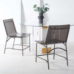 Safavieh Couture Bryant Acrylic Dining Chair - Smoke Grey / Gunmetal
