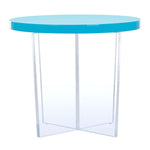 Safavieh Couture Edwards Acrylic Accent Table - Turquoise