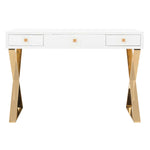 Safavieh Couture Yesenia Lacquer Desk - White Lacquer