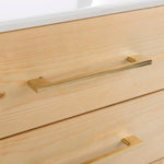 Safavieh Couture Vanda 3 Drawer Beetlewood Side Table