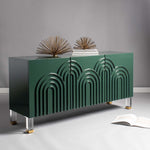 Safavieh Couture Saturn Wave Acrylic Sideboard - Moss